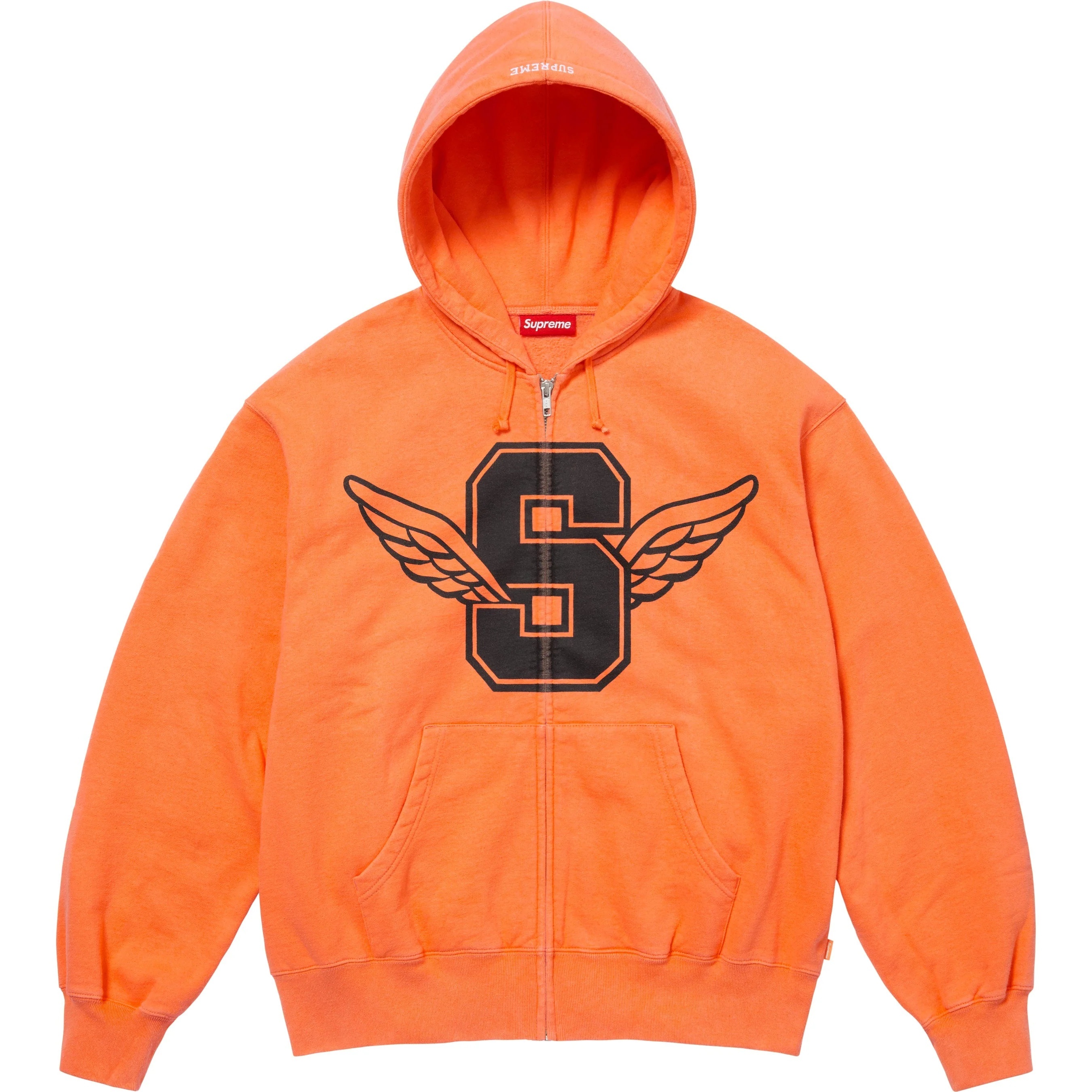 Wings Zip Up Hooded Sweatshirt view 4